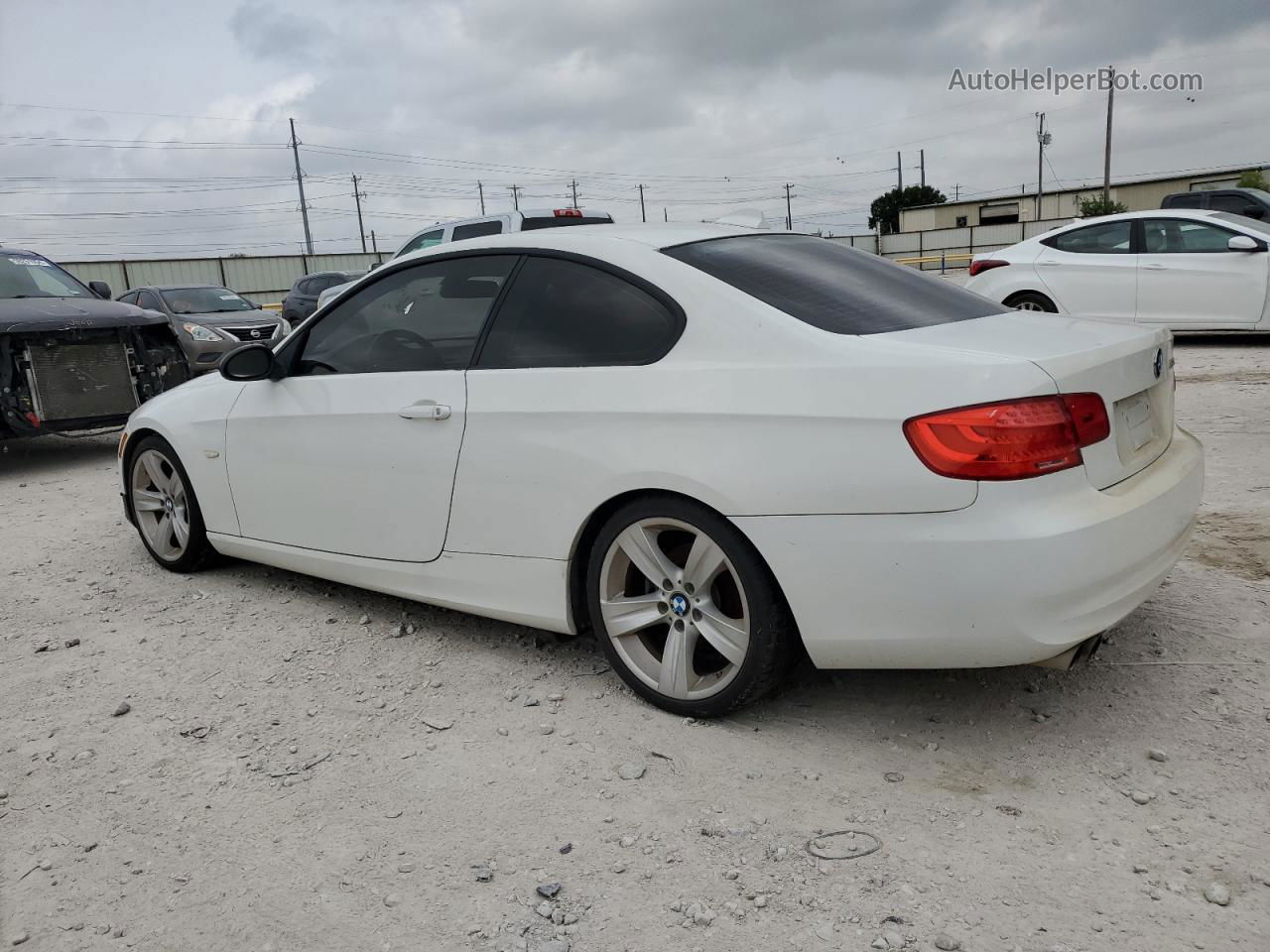 2011 Bmw 328 I White vin: WBAKE3C58BE441865