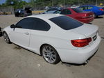 2011 Bmw 328 I White vin: WBAKE3C59BE557835