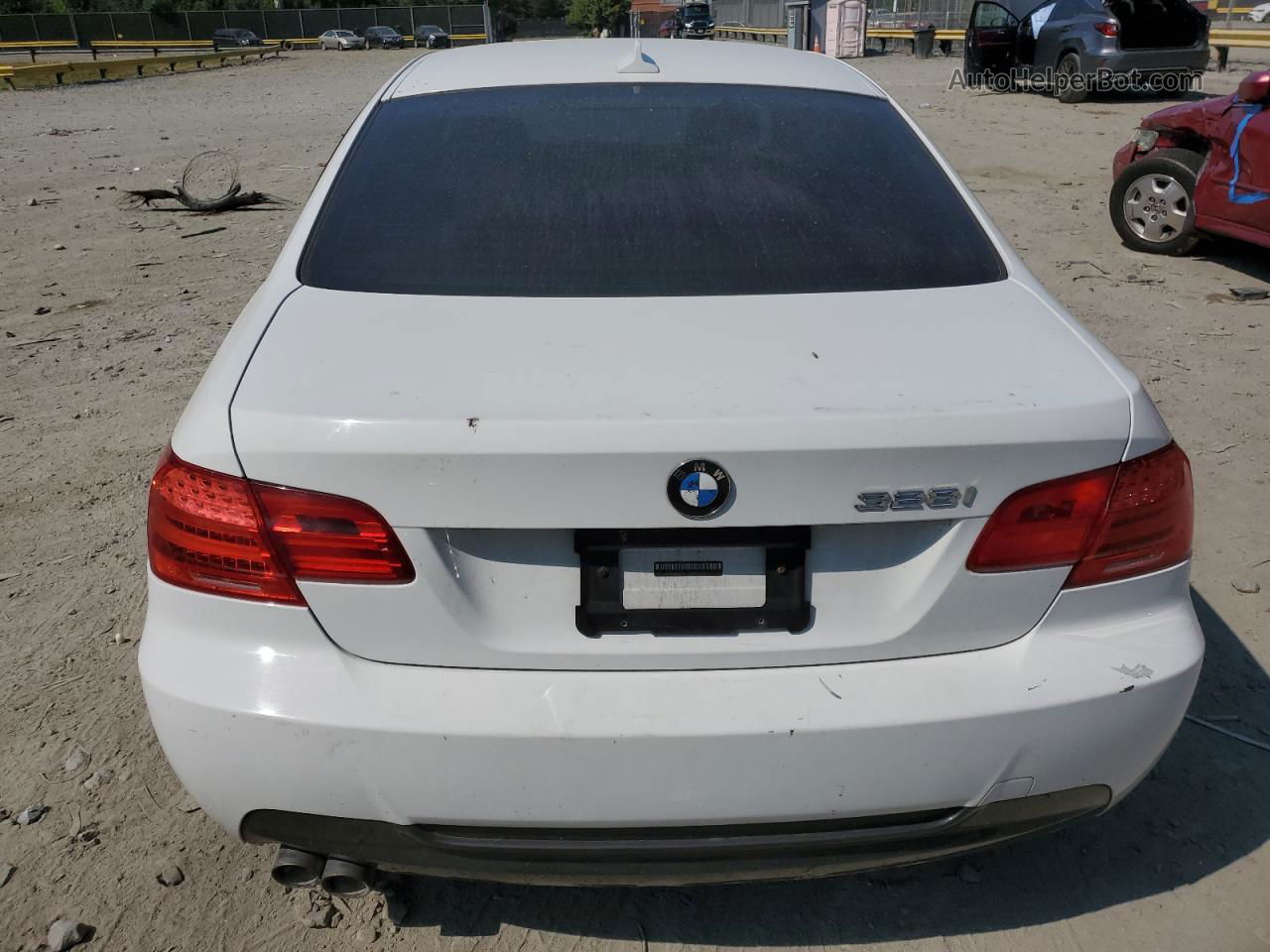 2011 Bmw 328 I White vin: WBAKE3C59BE557835