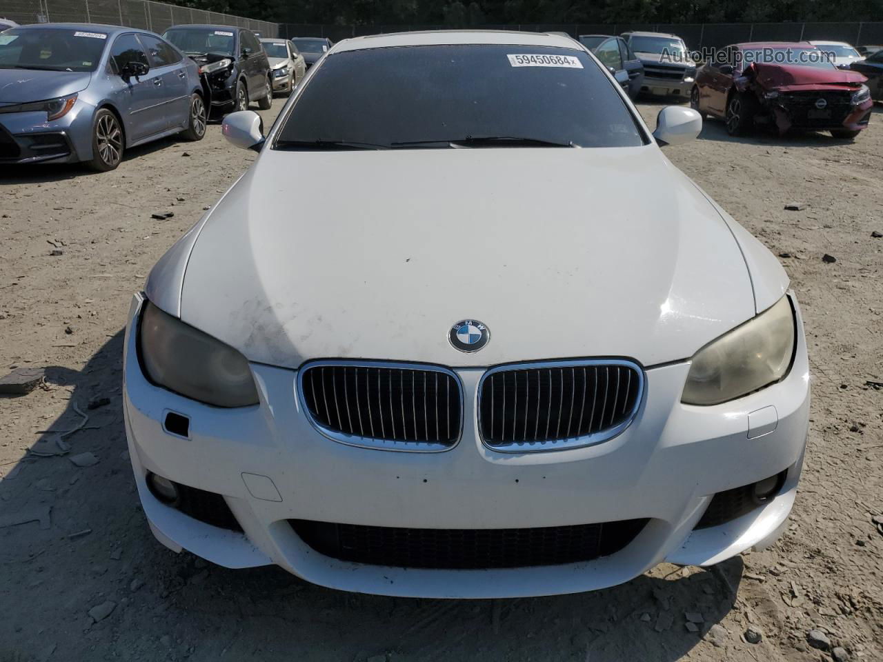 2011 Bmw 328 I White vin: WBAKE3C59BE557835