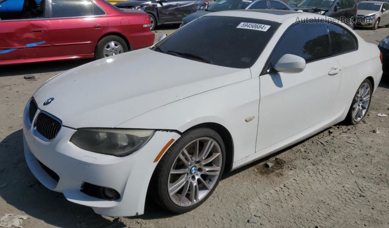 2011 Bmw 328 I White vin: WBAKE3C59BE557835