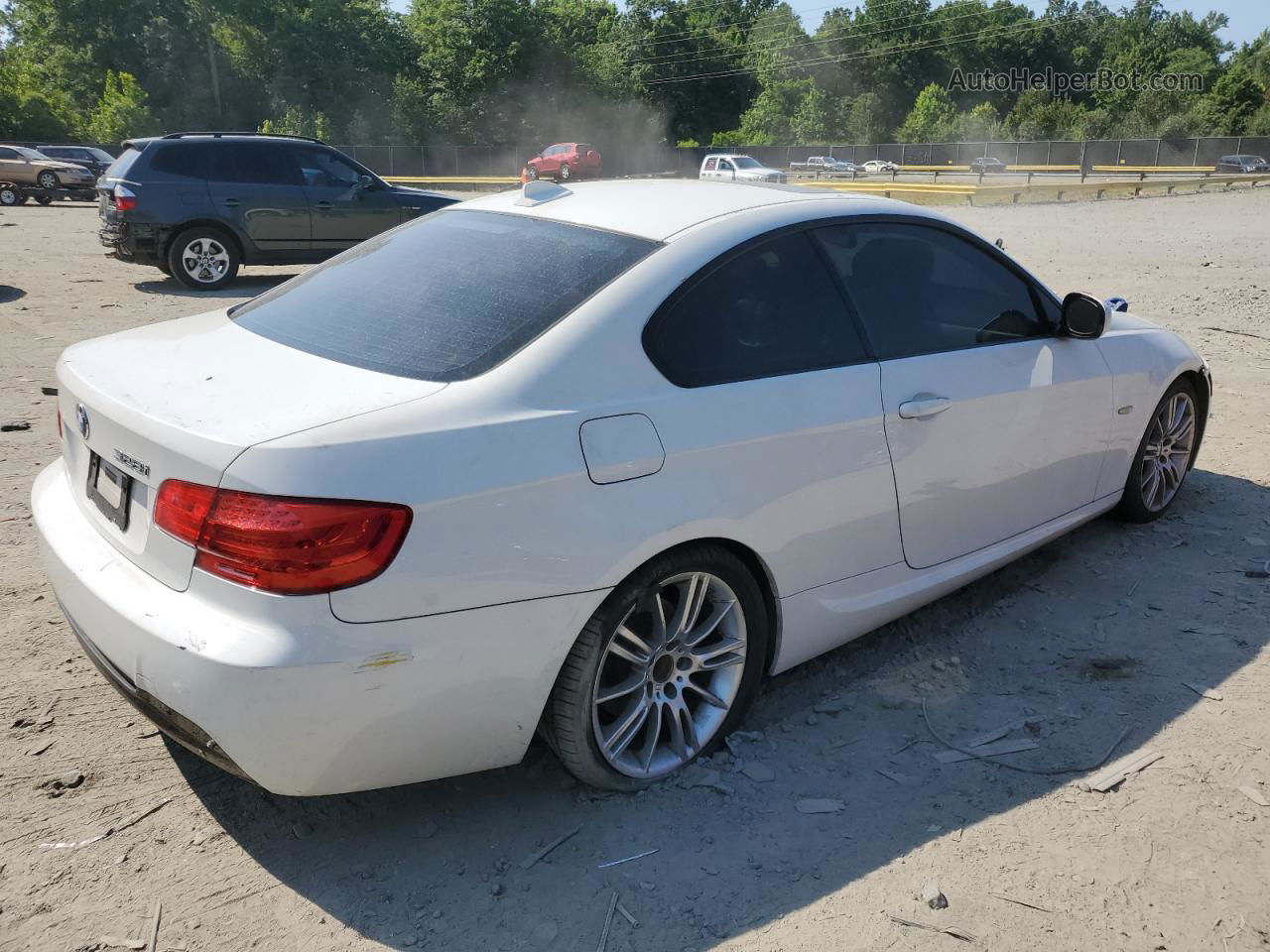 2011 Bmw 328 I White vin: WBAKE3C59BE557835