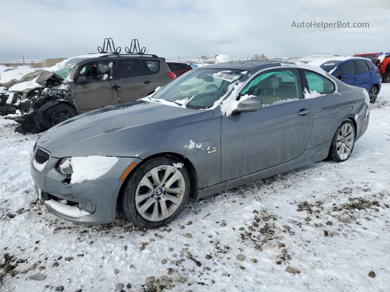 2012 Bmw 328 I Gray vin: WBAKE3C59CE770317