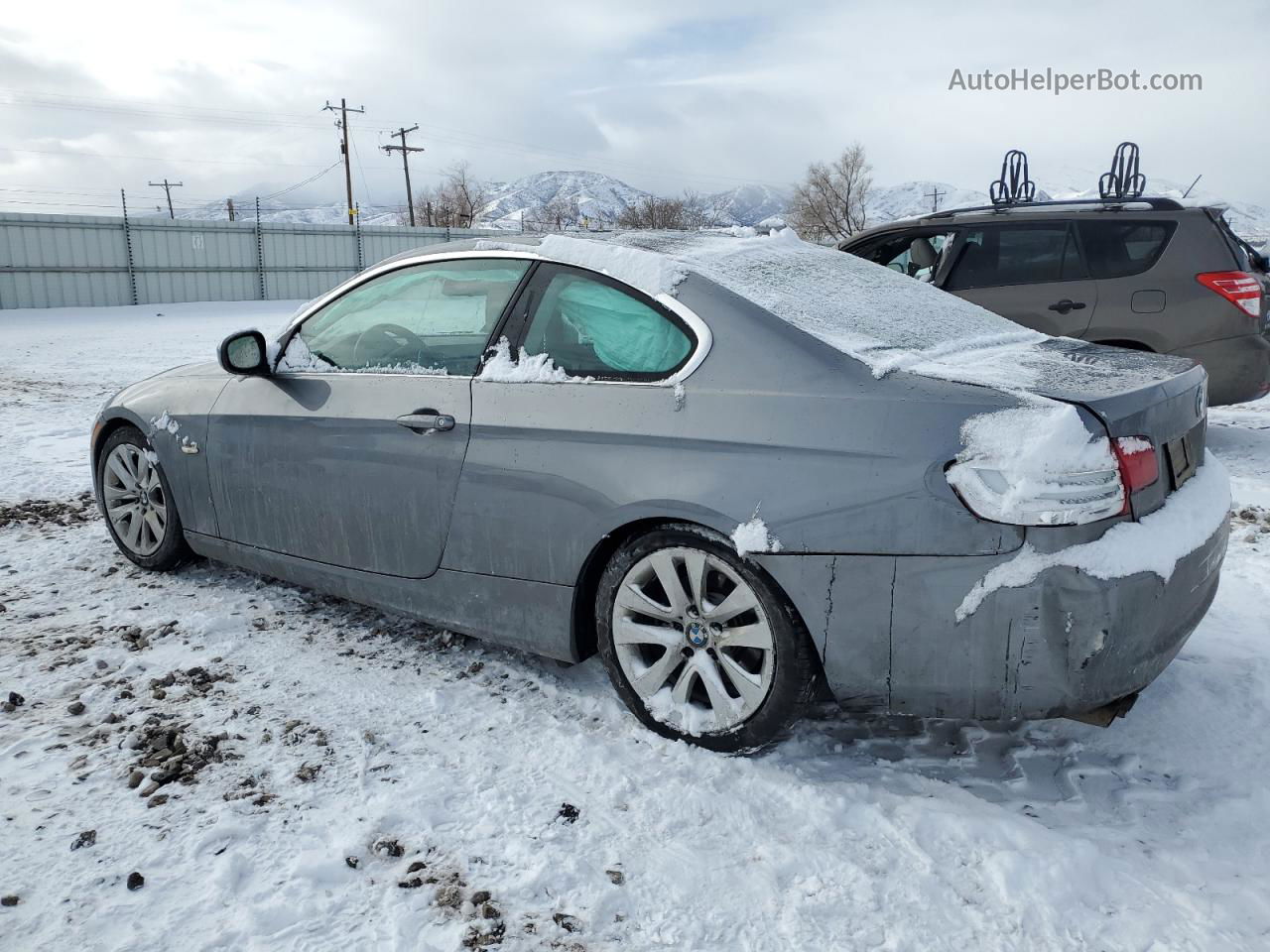 2012 Bmw 328 I Gray vin: WBAKE3C59CE770317