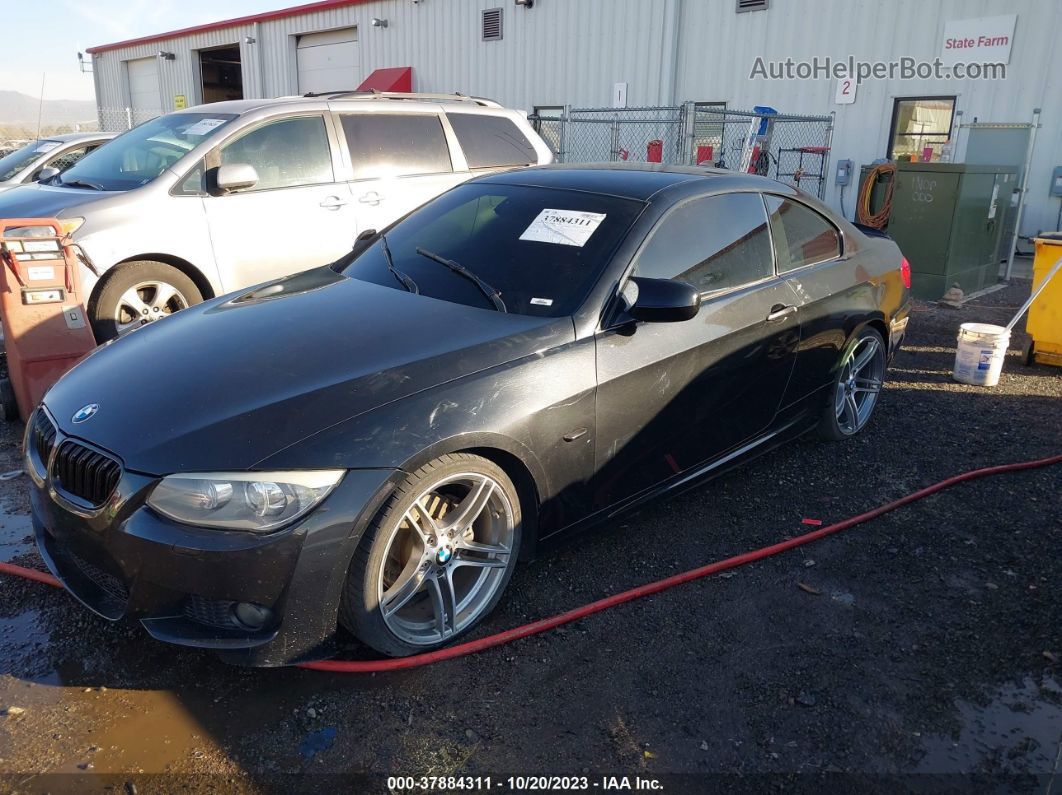 2012 Bmw 3 Series 328i Black vin: WBAKE3C59CE770334