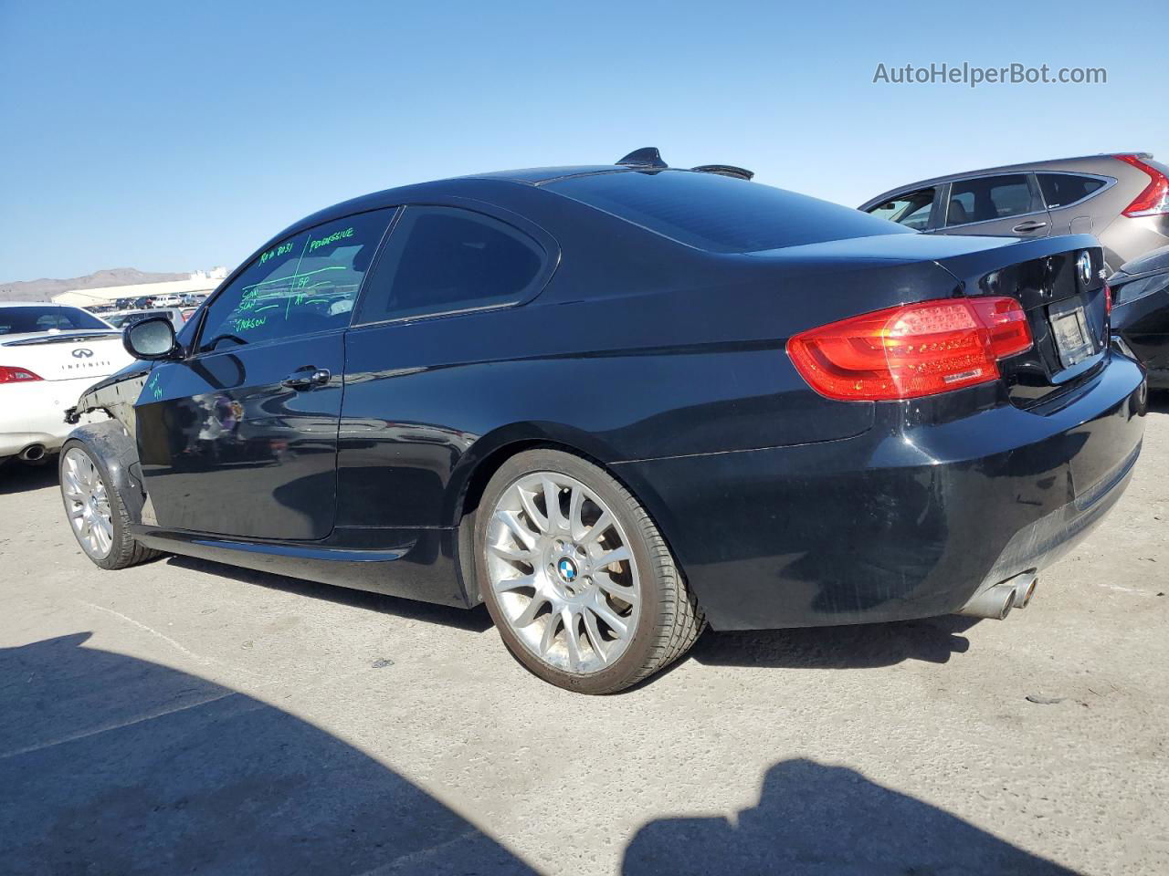 2012 Bmw 328 I Sulev Black vin: WBAKE5C50CJ106328