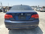 2011 Bmw 328 I Sulev Blue vin: WBAKE5C52BE754714