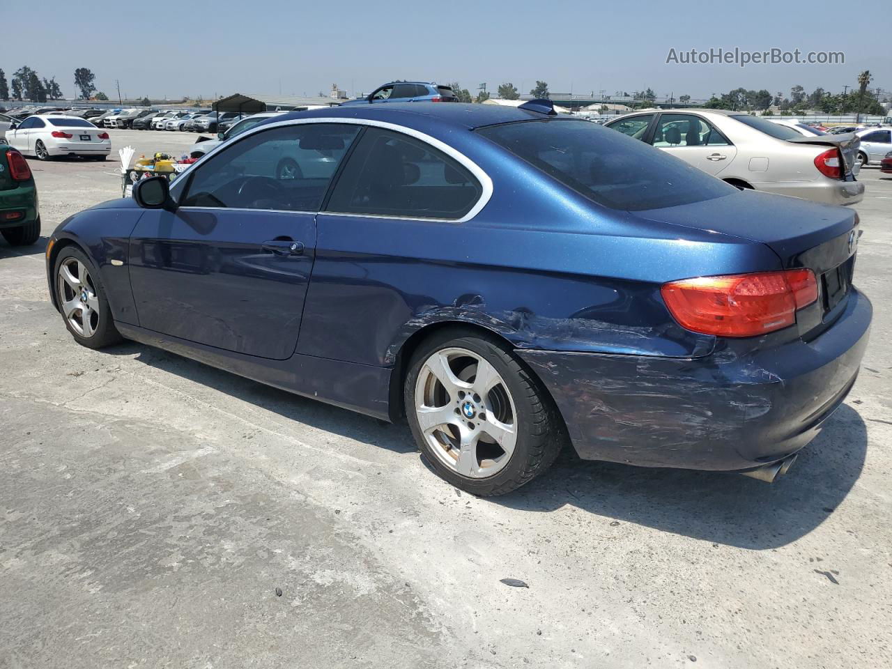 2011 Bmw 328 I Sulev Blue vin: WBAKE5C52BE754714