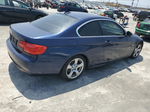 2011 Bmw 328 I Sulev Blue vin: WBAKE5C52BE754714