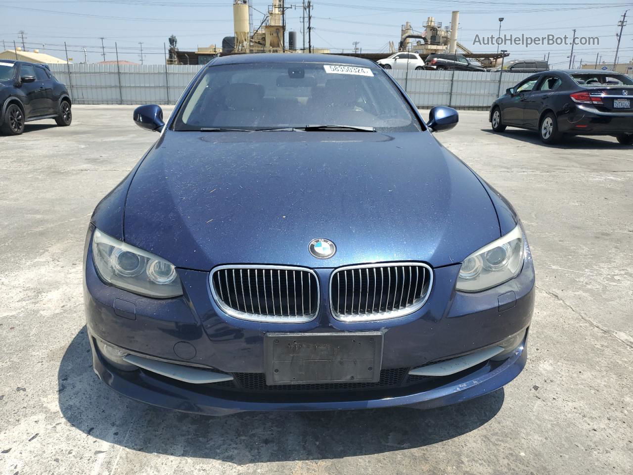 2011 Bmw 328 I Sulev Blue vin: WBAKE5C52BE754714