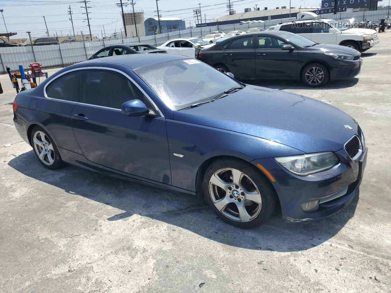 2011 Bmw 328 I Sulev Blue vin: WBAKE5C52BE754714