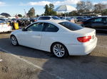 2011 Bmw 328 I Sulev White vin: WBAKE5C53BE573623