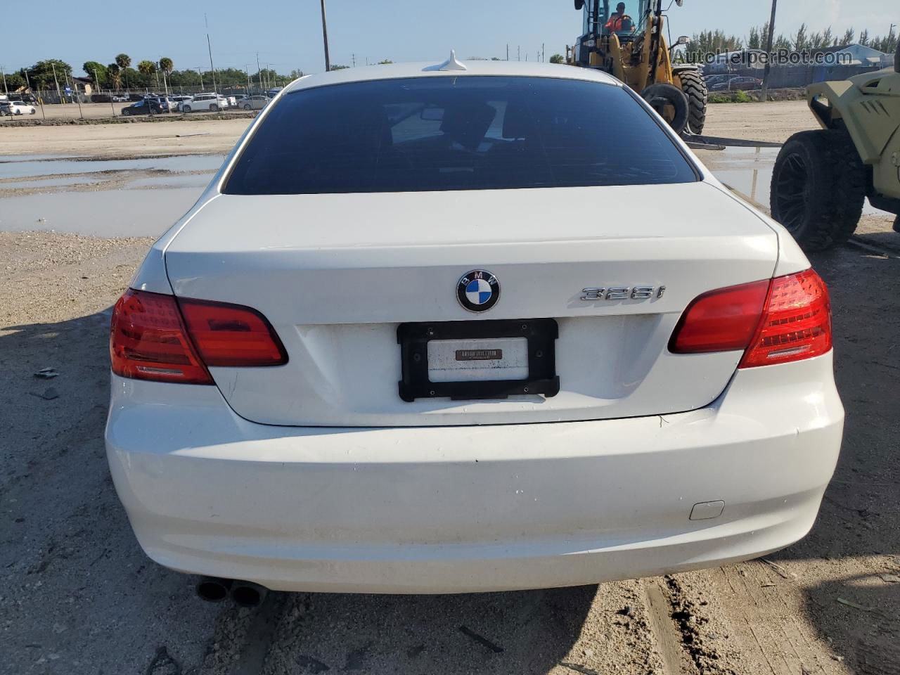 2012 Bmw 328 I Sulev White vin: WBAKE5C53CE756103