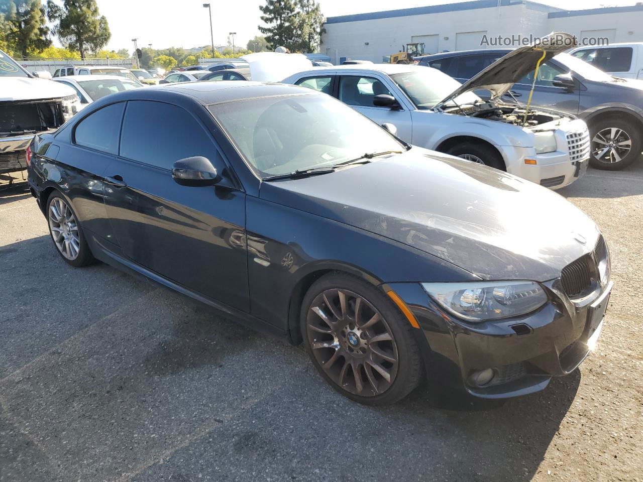 2012 Bmw 328 I Sulev Black vin: WBAKE5C54CE756482