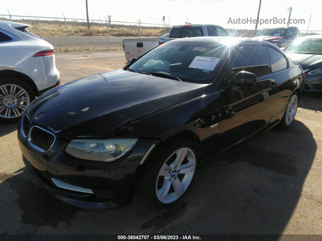 2011 Bmw 328i Black vin: WBAKE5C56BE574085