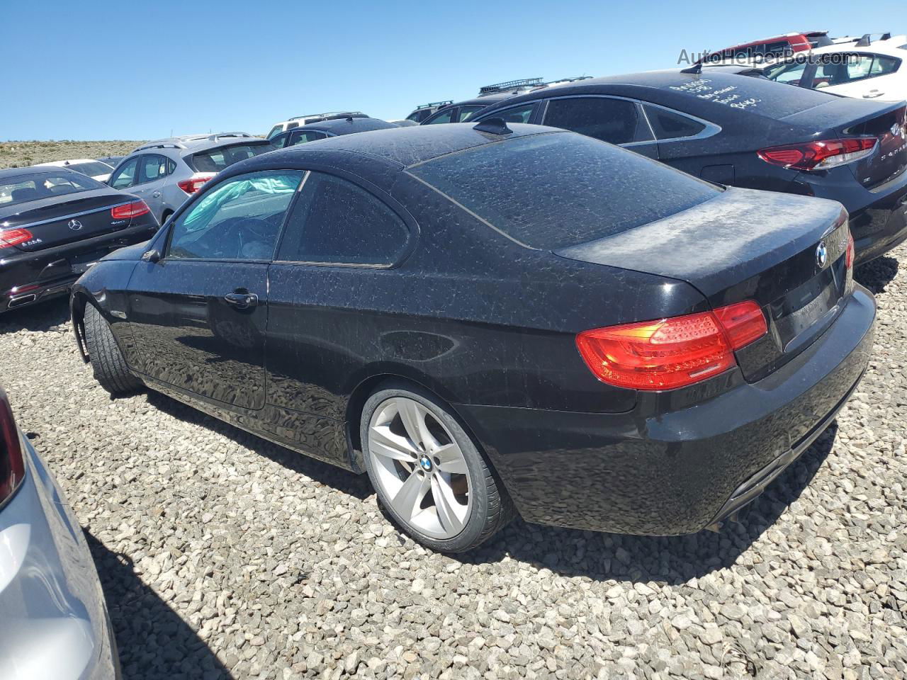 2011 Bmw 328 I Sulev Black vin: WBAKE5C57BE573673