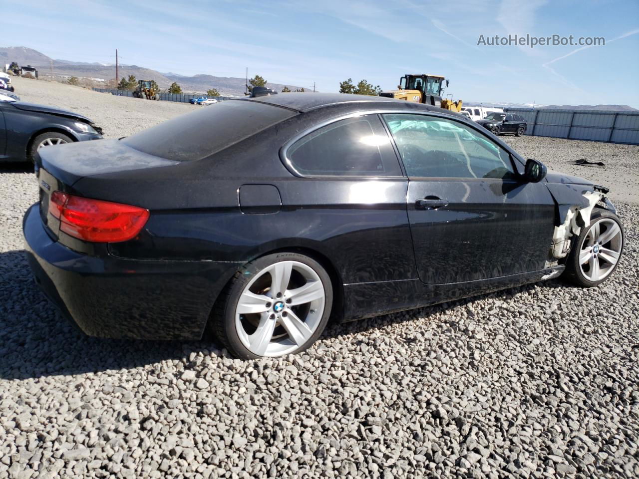 2011 Bmw 328 I Sulev Black vin: WBAKE5C57BE573673