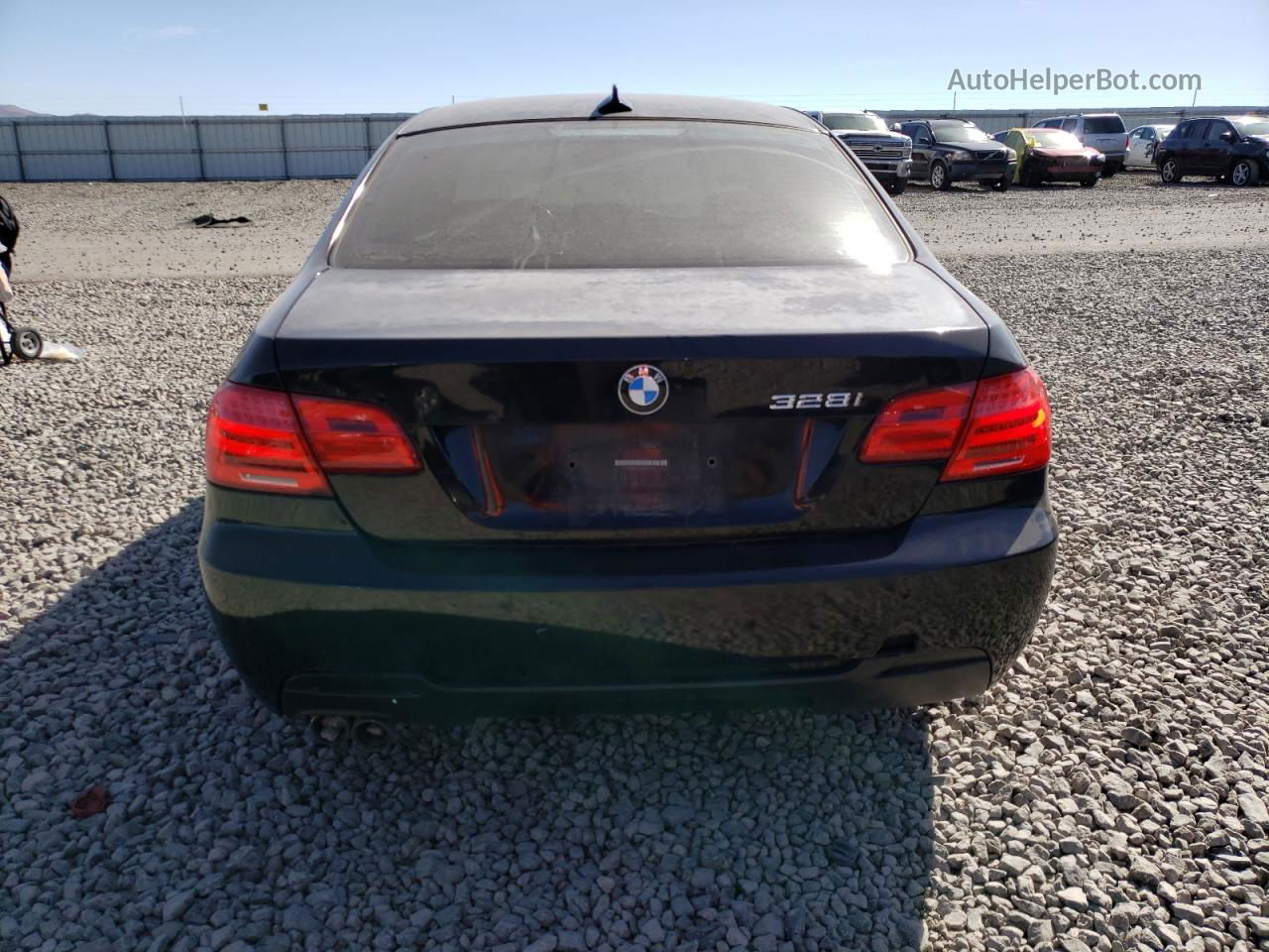 2011 Bmw 328 I Sulev Black vin: WBAKE5C57BE573673