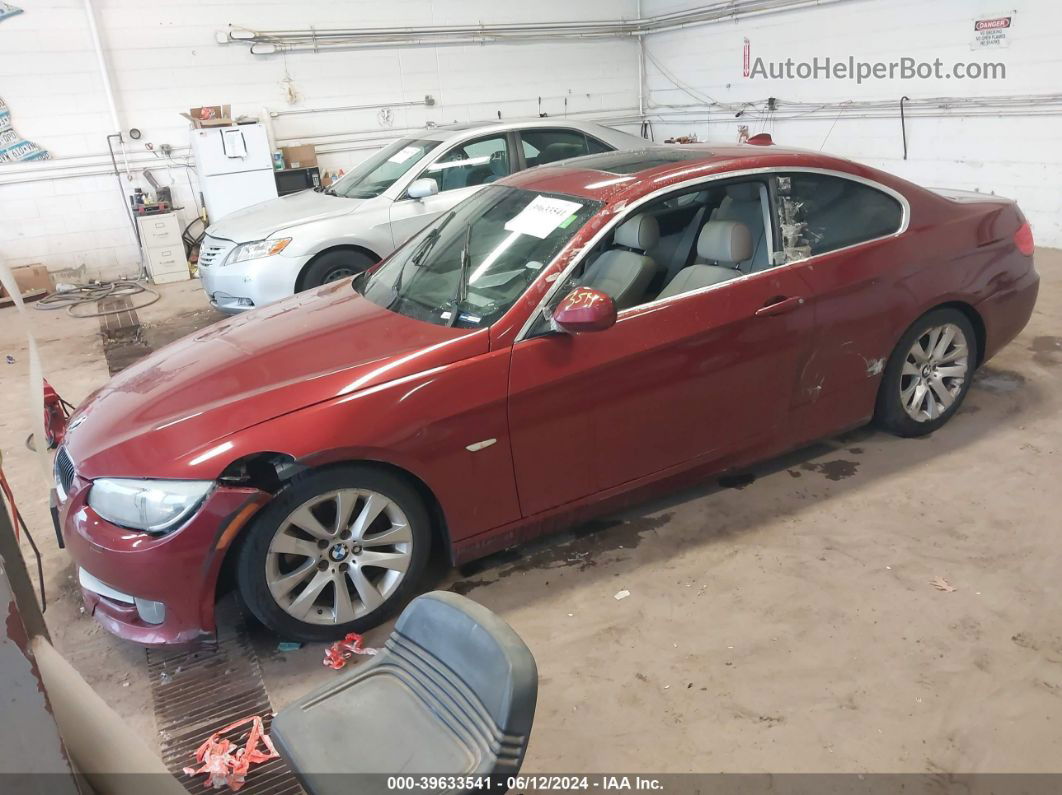 2011 Bmw 328i   Red vin: WBAKE5C57BE755180