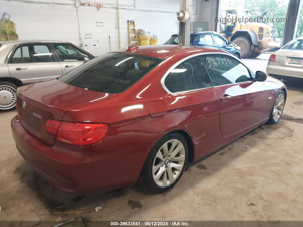 2011 Bmw 328i   Red vin: WBAKE5C57BE755180