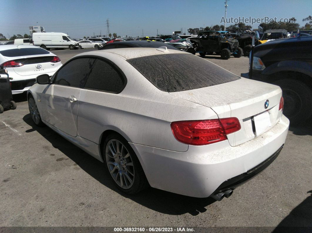 2012 Bmw 3 Series 328i White vin: WBAKE5C57CE756427