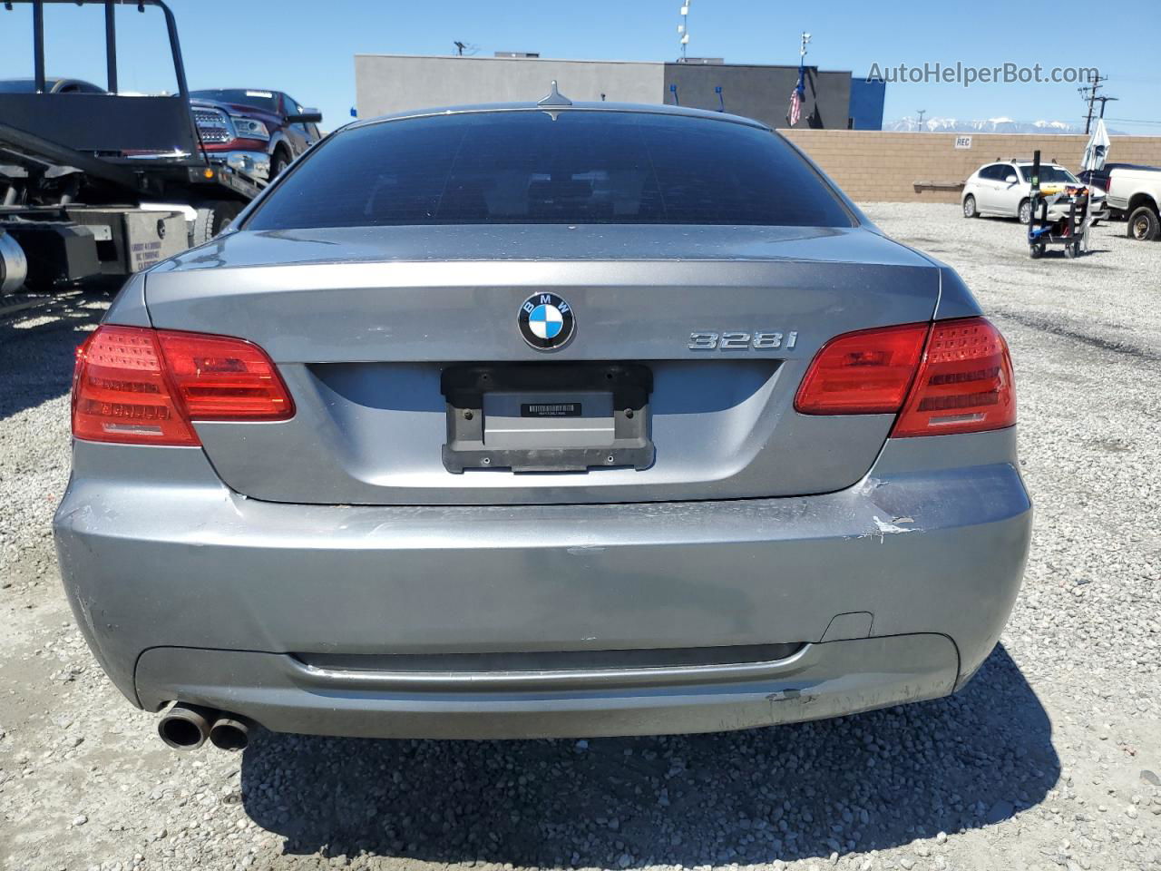 2012 Bmw 328 I Sulev Gray vin: WBAKE5C58CJ106092