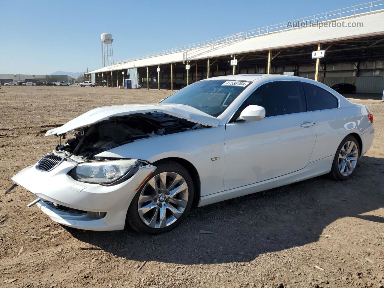 2012 Bmw 328 I Sulev White vin: WBAKE5C5XCE756180