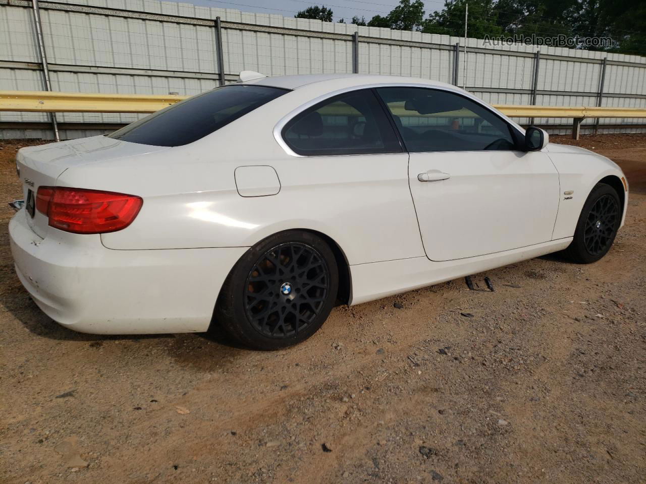 2012 Bmw 328 Xi White vin: WBAKF3C51CE975160