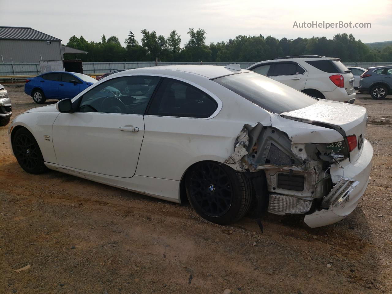 2012 Bmw 328 Xi White vin: WBAKF3C51CE975160