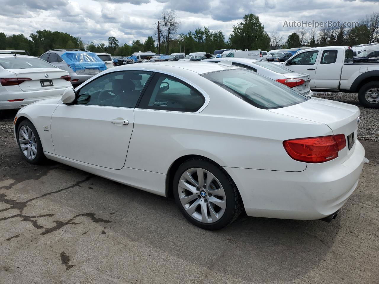 2013 Bmw 328 Xi White vin: WBAKF3C51DJ386103