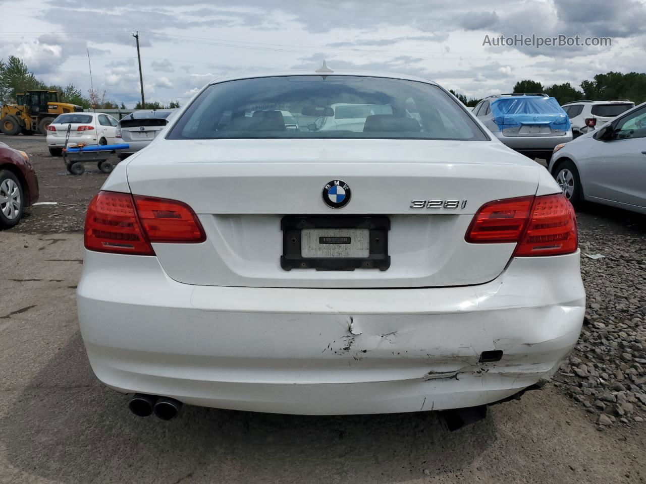 2013 Bmw 328 Xi White vin: WBAKF3C51DJ386103