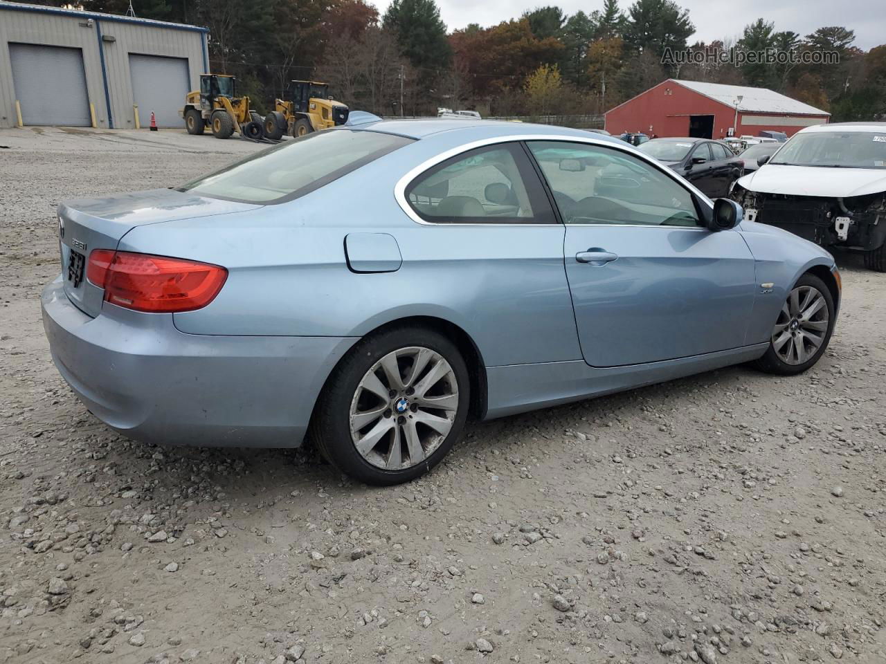 2012 Bmw 328 Xi Blue vin: WBAKF3C56CE975008