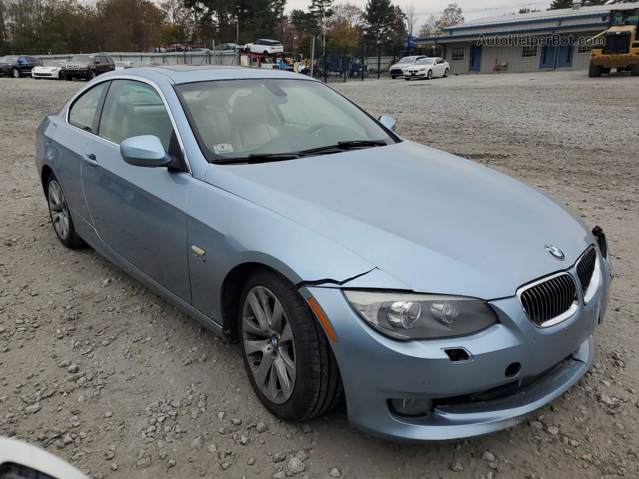 2012 Bmw 328 Xi Blue vin: WBAKF3C56CE975008