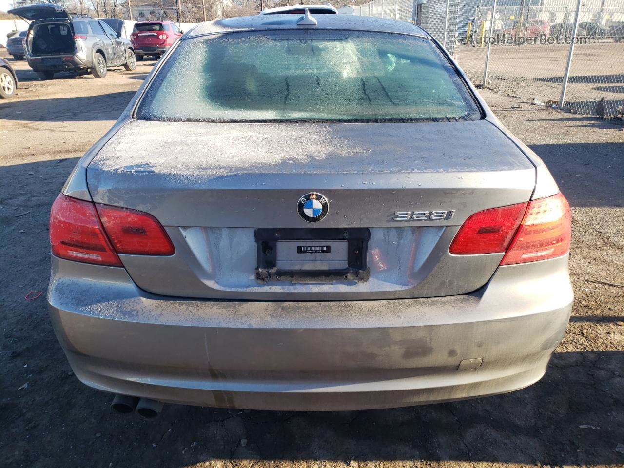 2012 Bmw 328 Xi Gray vin: WBAKF3C56CE975140