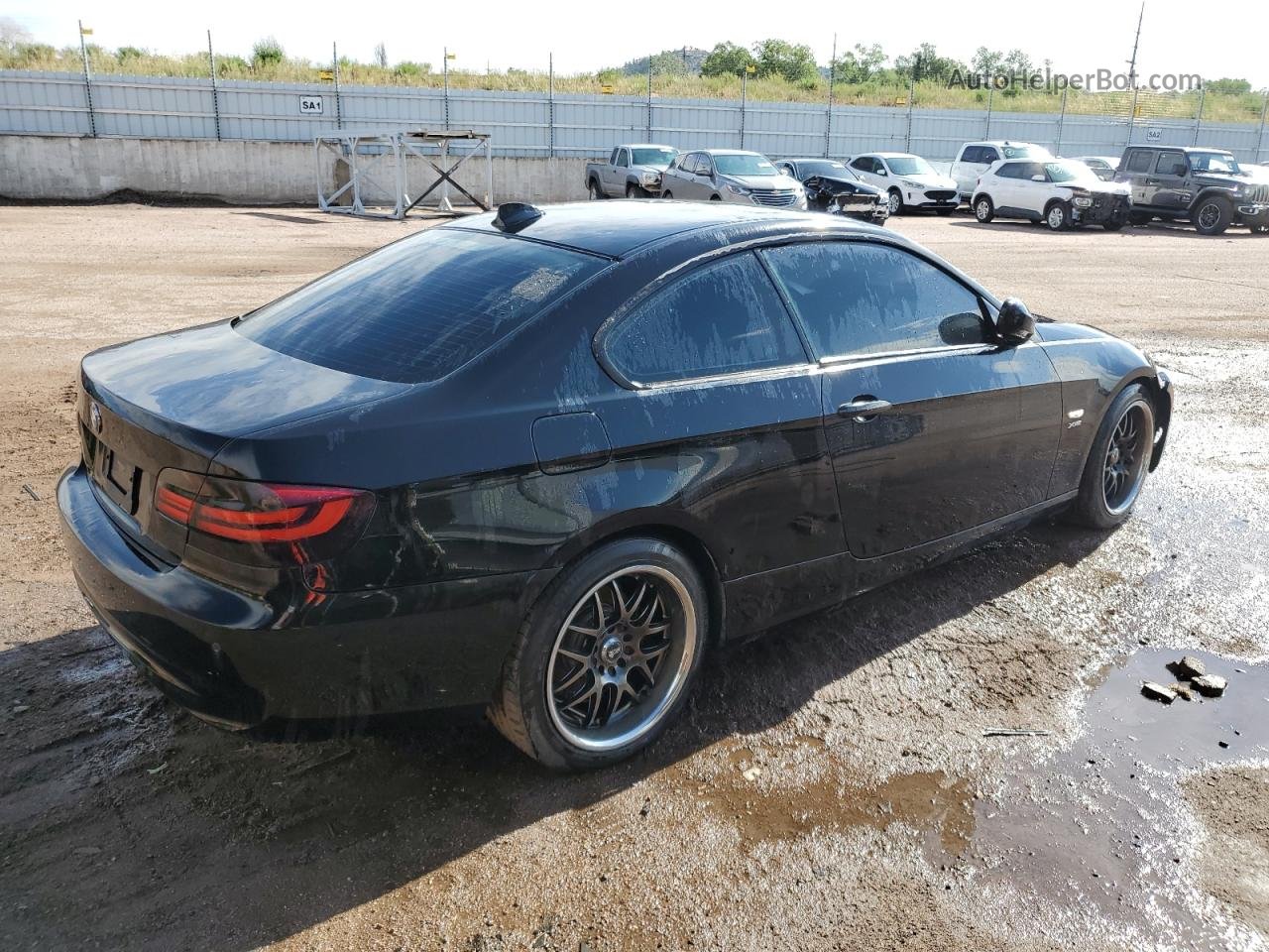 2013 Bmw 328 Xi Black vin: WBAKF3C56DJ386193