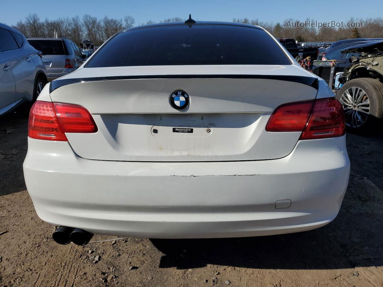 2013 Bmw 328 Xi White vin: WBAKF3C57DJ385943