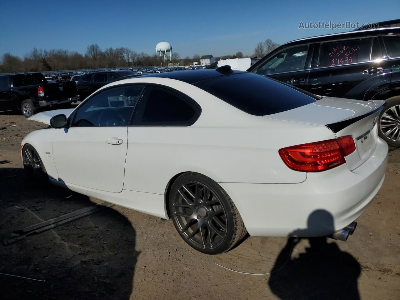 2013 Bmw 328 Xi White vin: WBAKF3C57DJ385943