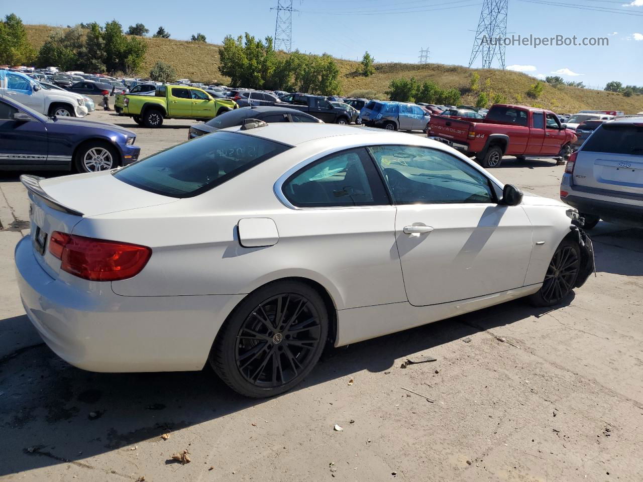 2013 Bmw 328 Xi White vin: WBAKF3C5XDJ385225