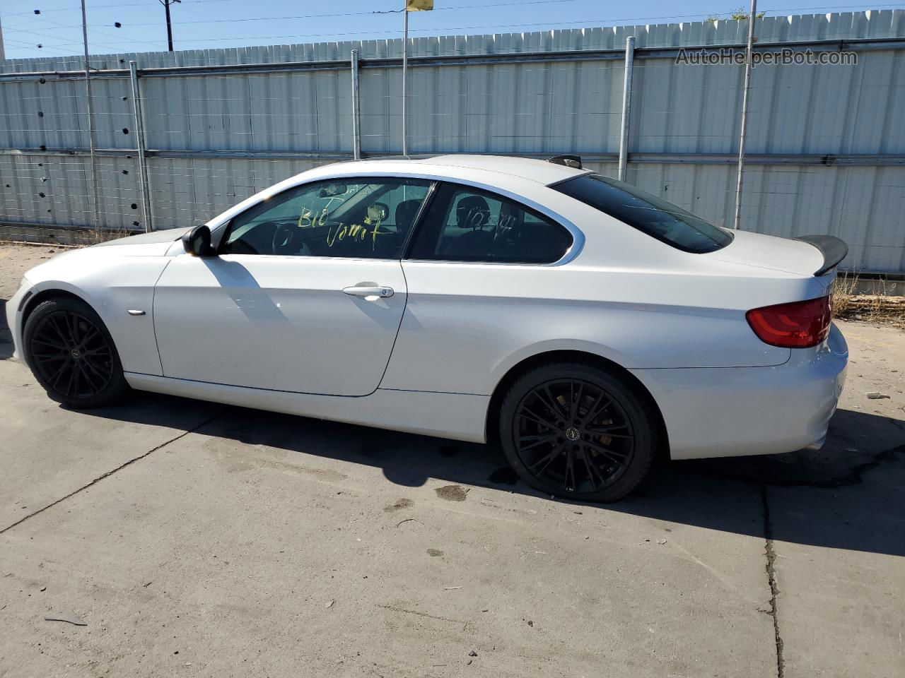 2013 Bmw 328 Xi White vin: WBAKF3C5XDJ385225