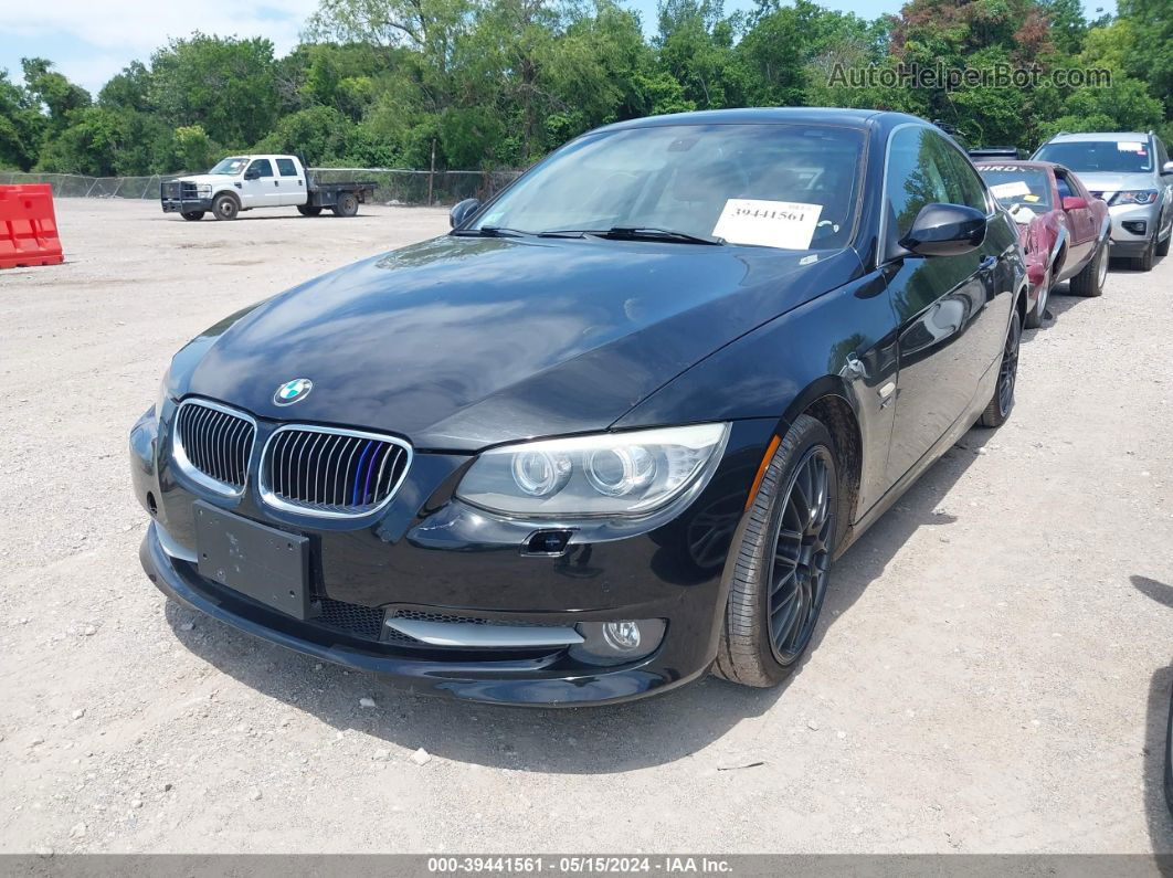 2011 Bmw 328i Xdrive Black vin: WBAKF5C50BE587170