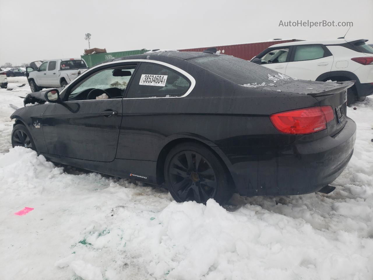 2012 Bmw 328 Xi Sulev Черный vin: WBAKF5C50CE657087