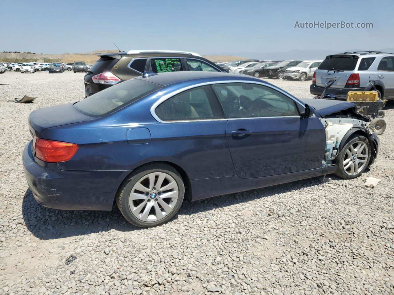 2012 Bmw 328 Xi Sulev Синий vin: WBAKF5C52CE657138