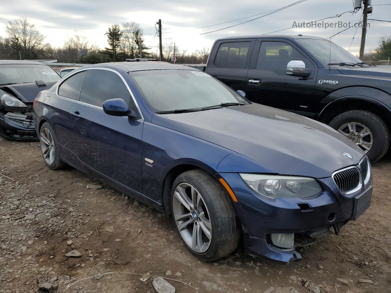 2011 Bmw 328 Xi Sulev Blue vin: WBAKF5C53BE655882