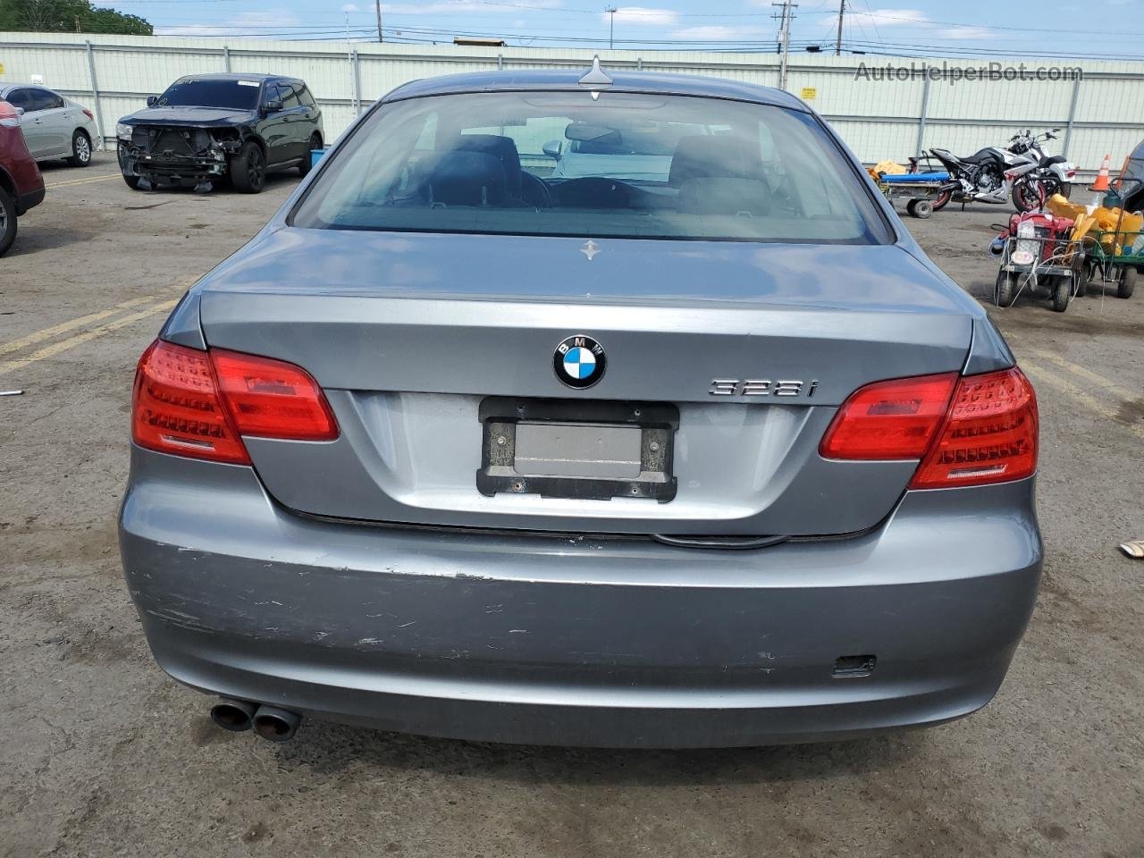 2011 Bmw 328 Xi Sulev Gray vin: WBAKF5C55BE586418