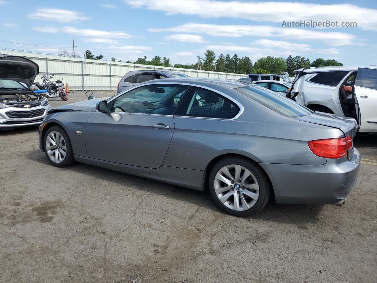 2011 Bmw 328 Xi Sulev Gray vin: WBAKF5C55BE586418