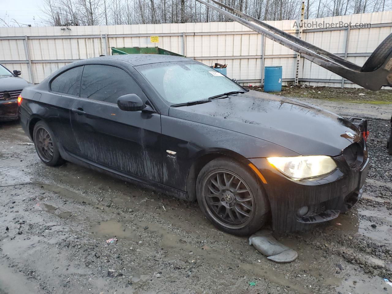 2012 Bmw 328 Xi Sulev Black vin: WBAKF5C56CE517917