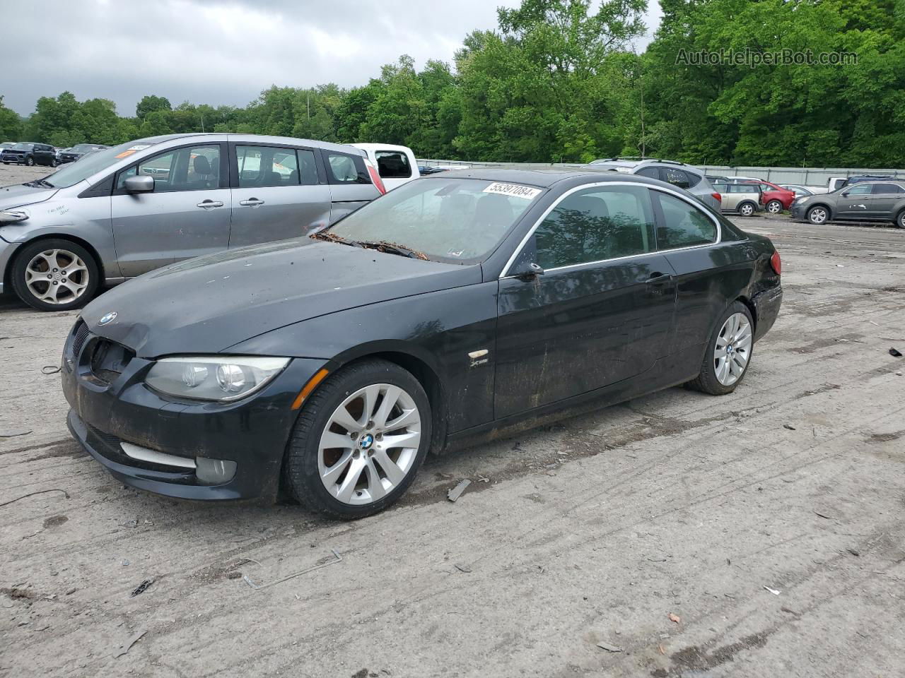 2012 Bmw 328 Xi Sulev Black vin: WBAKF5C57CE656650