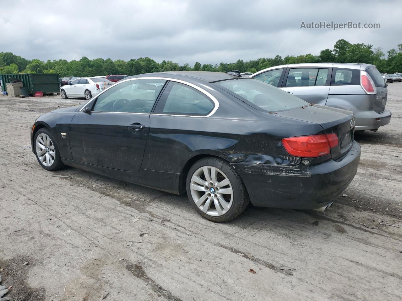 2012 Bmw 328 Xi Sulev Черный vin: WBAKF5C57CE656650