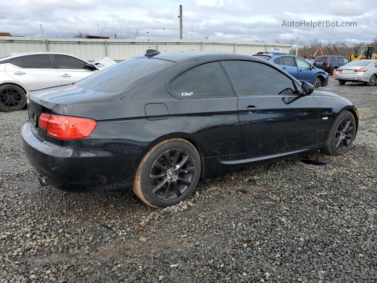 2012 Bmw 335 Xi Black vin: WBAKF9C50CE859497