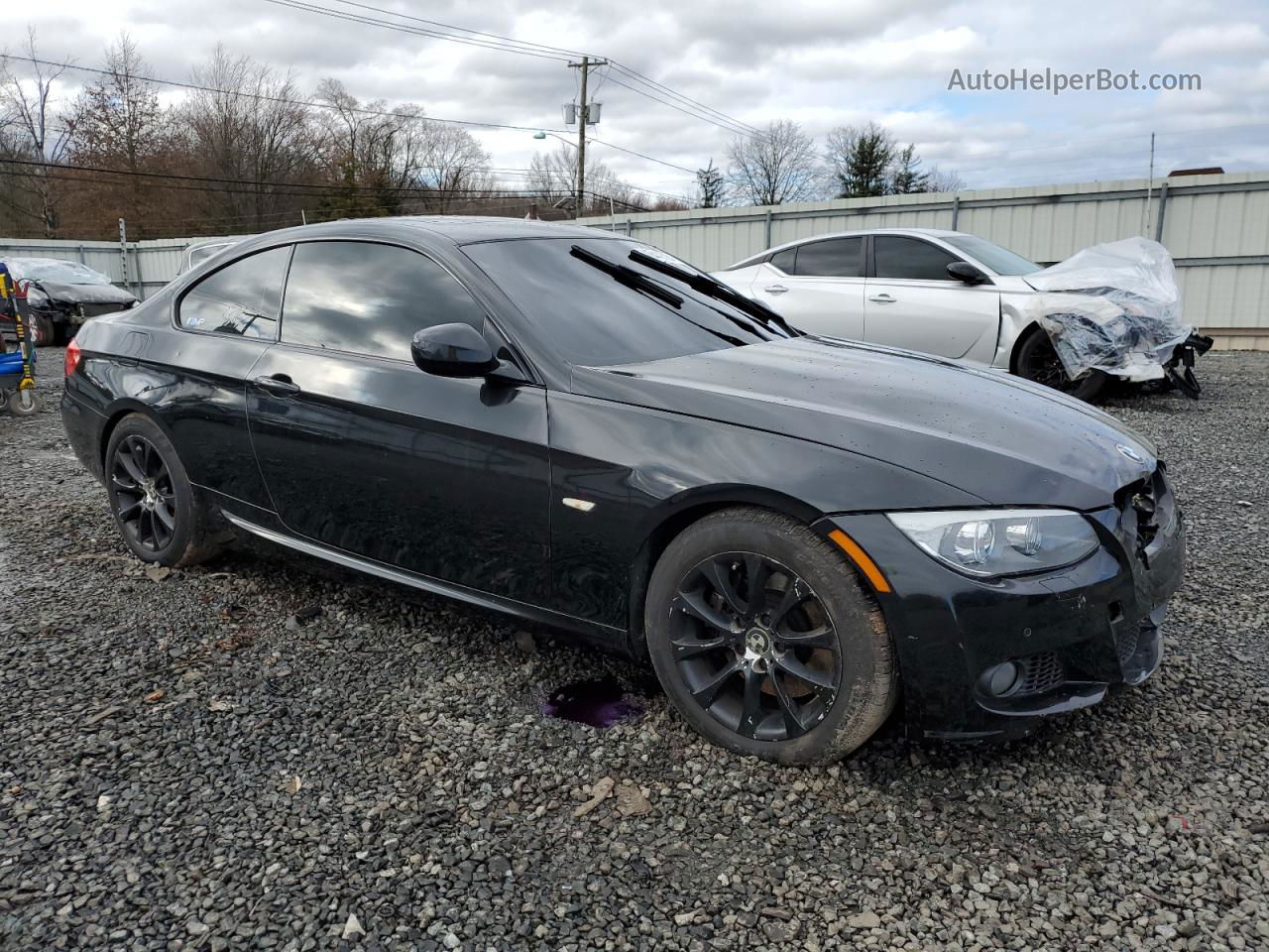 2012 Bmw 335 Xi Black vin: WBAKF9C50CE859497